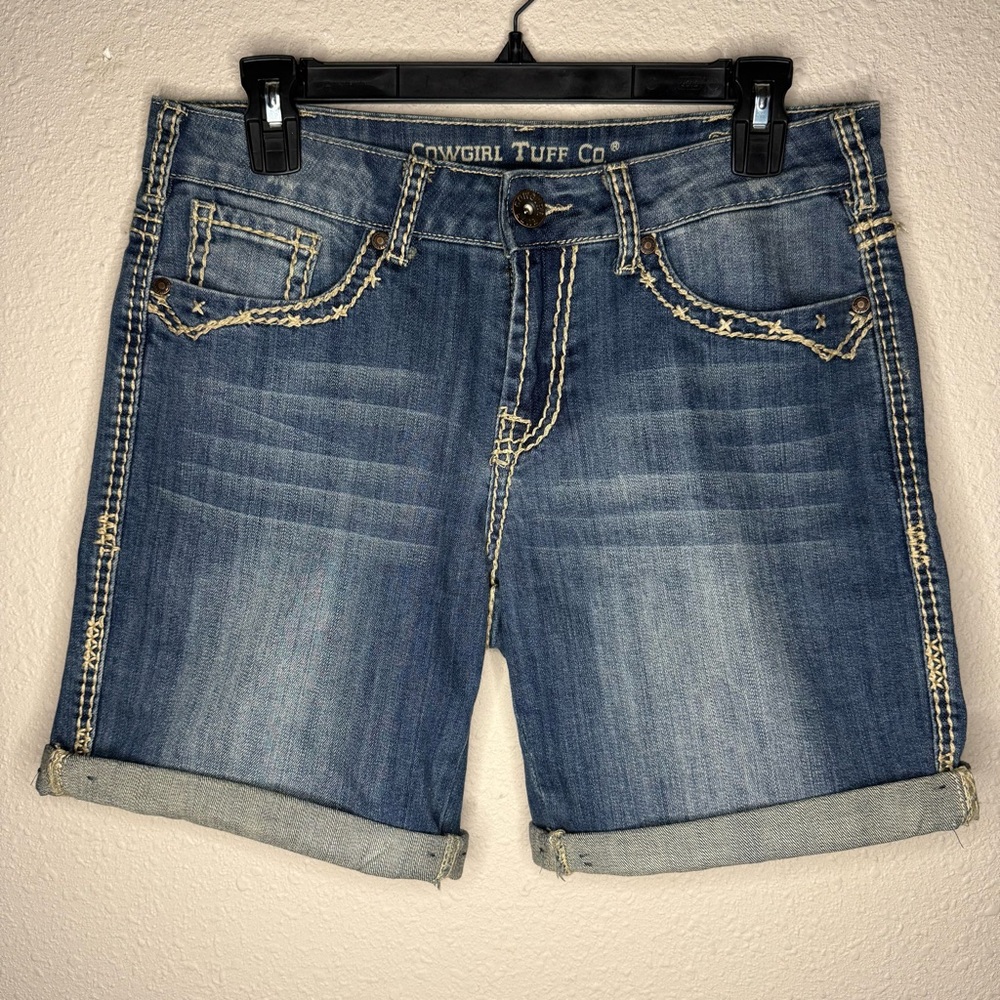Cowgirl Tuff Blue Jean Shorts